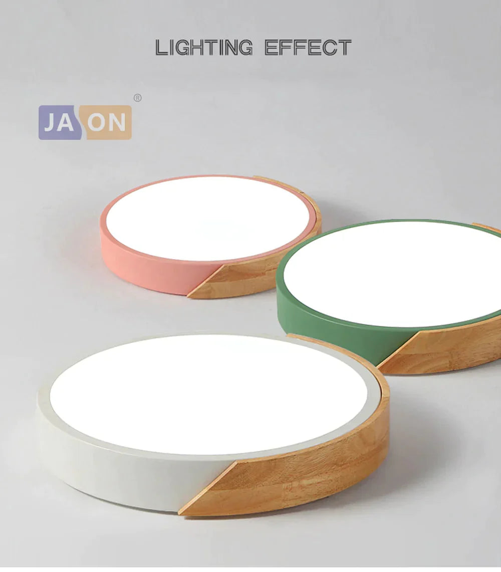 Led Modern Iron Acryl Colorized Round 5Cm Super Thin Lamp.led Light.ceiling Lights.led Ceiling Lamp