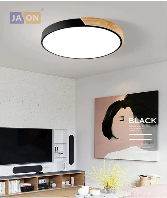 Led Modern Iron Acryl Colorized Round 5Cm Super Thin Lamp.led Light.ceiling Lights.led Ceiling Lamp