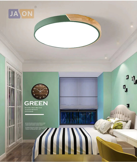 Led Modern Iron Acryl Colorized Round 5Cm Super Thin Lamp.led Light.ceiling Lights.led Ceiling Lamp