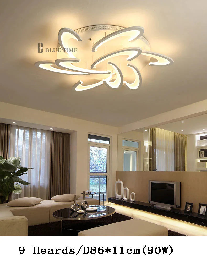 Modern Led Ceiling Light Living Room Dining Bedroom Lustre Led Chandelier Lamps Lampara Deco Techo