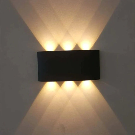 Led Wall Light Outdoor Waterproof Modern Nordic Style Indoor Lamps Living Room Porch Garden Lamp 2W