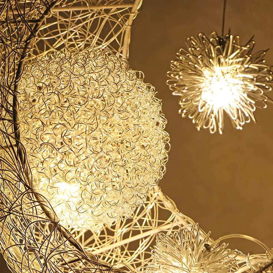 Ceiling Lamps Modern Pendant Led Moon Star Chandelier Children Bedroom Hanging Lamp Christmas