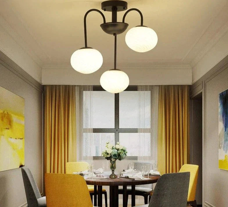 Modern Led Pendant Lights Glass Lampshade For Bedroom Kitchen Luminaria Led Living Room Surface