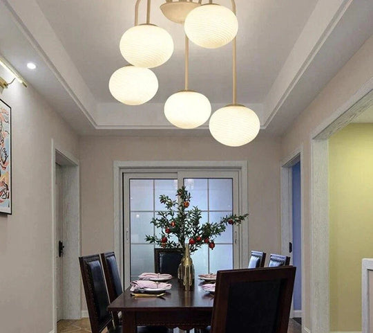 Modern Led Pendant Lights Glass Lampshade For Bedroom Kitchen Luminaria Led Living Room Surface