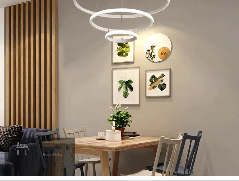 Modern Led Pendant Lights For Kitchen Dining Room Lustre Pendente Hanging Ceiling Lamp Deco Maison