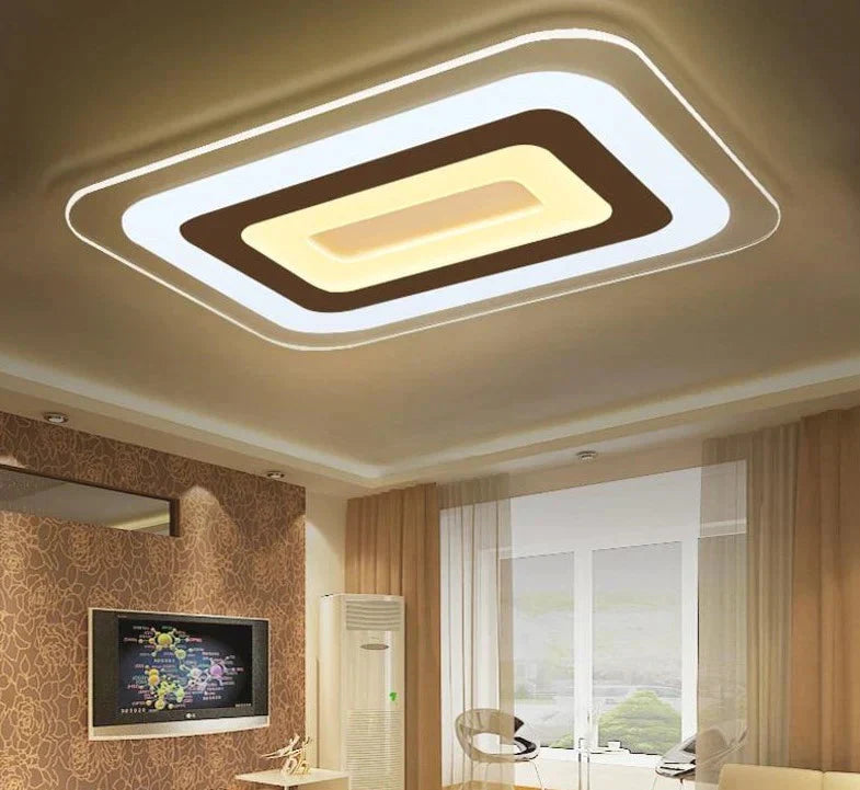 Modern Led Ceiling Lights For Indoor Lighting Plafon Square Lamp Fixture Living Room Bedroom