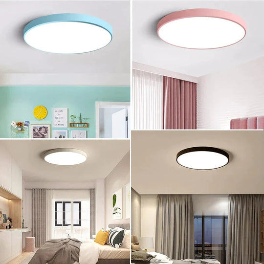 Led Ceiling Light Modern Fixture Lamp Living Room Bedroom Bathroom Kitchen Lights Surface Mount