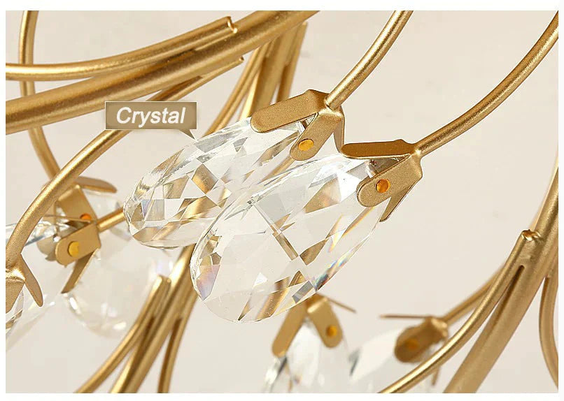 Modern Ceiling Light For Living Room Led Crystal Lamp Bedroom Lamps Dining Gold Loft Lighting