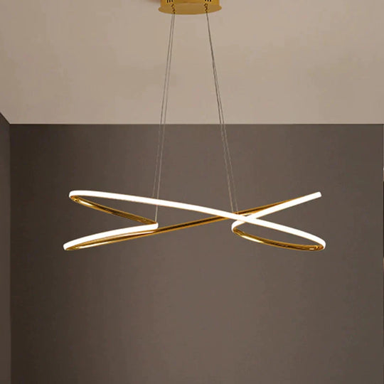 Gold Chrome Plated Modern Led Pendant Lights For Dining Room Kitchen Bar Shop Ceiling Lamp Free