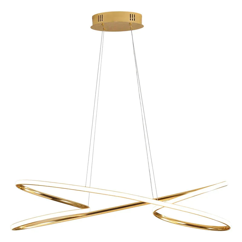 Gold Chrome Plated Modern Led Pendant Lights For Dining Room Kitchen Bar Shop Ceiling Lamp Free