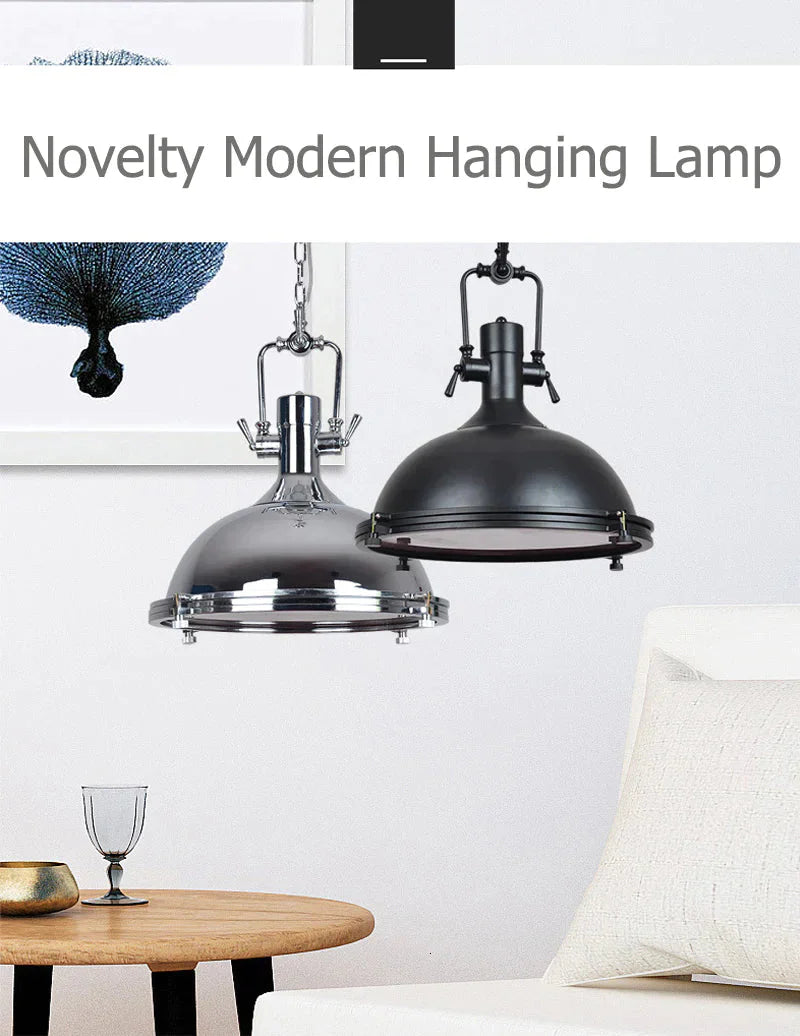 3 Style Loft Retro Industrial Hanging Hardware Metals Pendant Lamp Vintage E27 Led Lights For