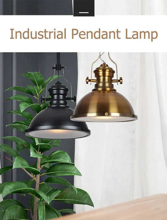 3 Style Loft Retro Industrial Hanging Hardware Metals Pendant Lamp Vintage E27 Led Lights For