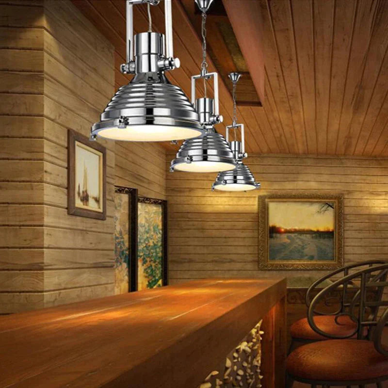 3 Style Loft Retro Industrial Hanging Hardware Metals Pendant Lamp Vintage E27 Led Lights For