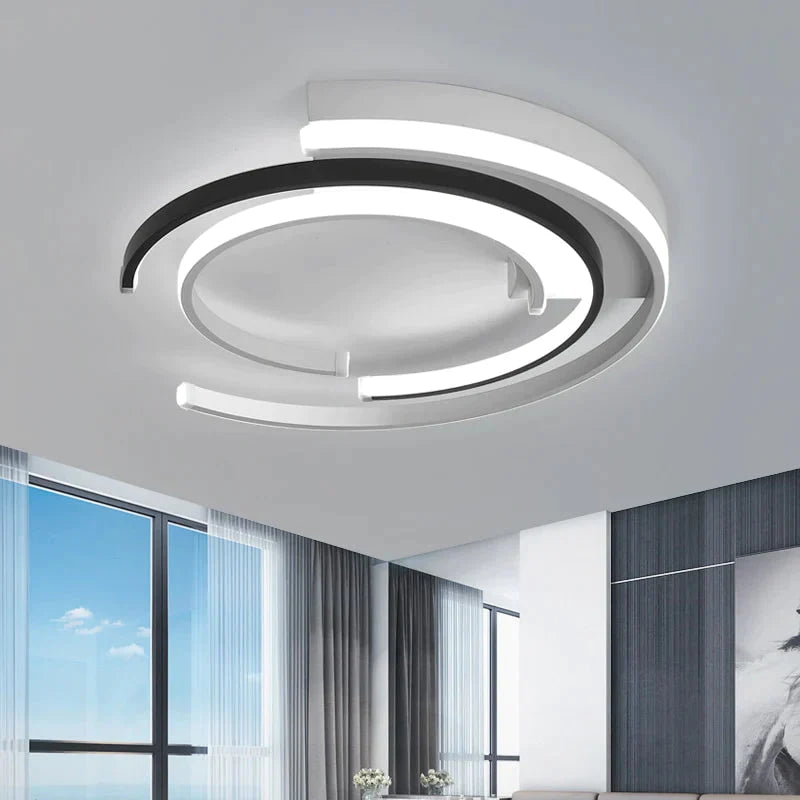 Modern Led Ceiling Lights Living Room Bedroom Lustre De Plafond Moderne Luminaire Plafonnier White