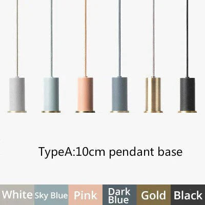 Multicolor Pendant Lights Nordic Living Room Iron Hanging Lamp Cafe Restaurant Decor Droplights