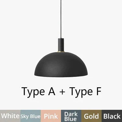 Multicolor Pendant Lights Nordic Living Room Iron Hanging Lamp Cafe Restaurant Decor Droplights