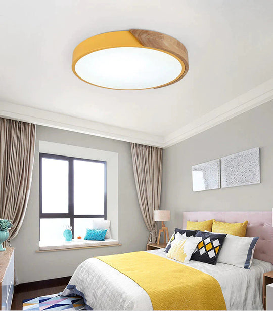 Dimmable Led Ceiling Lights 5Cm Ultra Thin Modern Lamp Nordic Living Room Bedroom Plafonnier