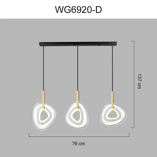 Nordic Led Pendant Lights For Dining Room Bar Bedroom Living Kitchen Creative Art Deco Hanging Lamp