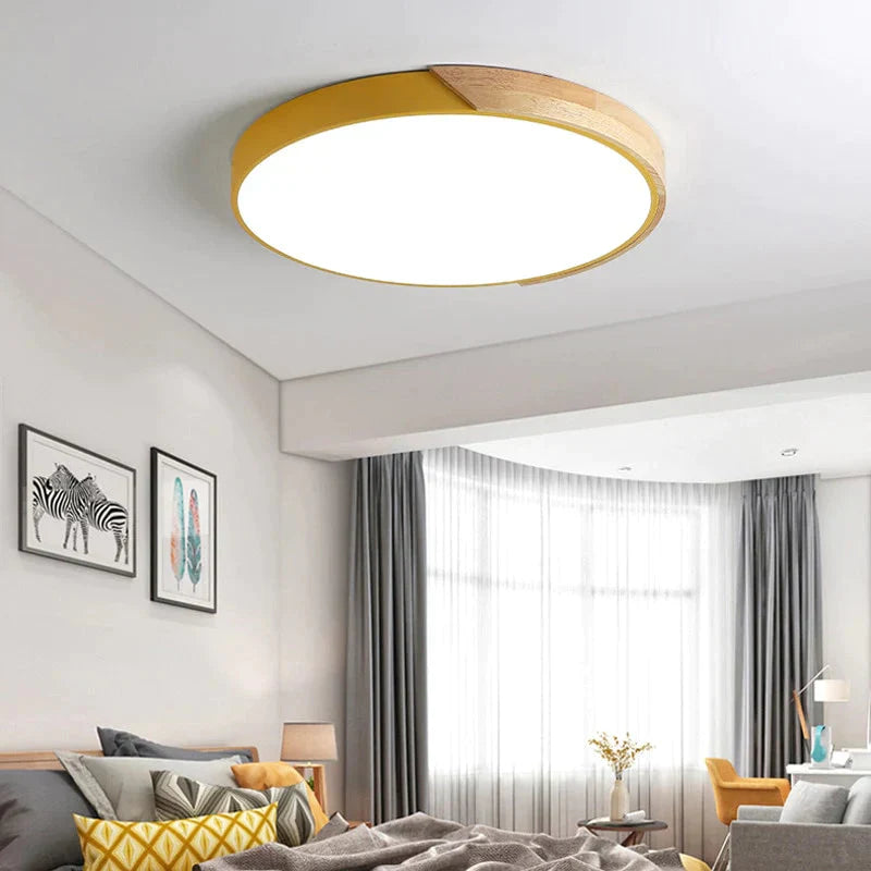 Dimmable Led Ceiling Lights 5Cm Ultra Thin Modern Lamp Nordic Living Room Bedroom Plafonnier