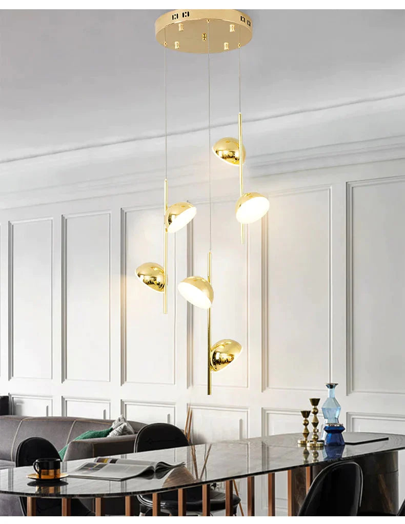 Postmodern Creative Pendant Lamp Bedside Chandelier Dining Room Living Hanging Light Led Suspension