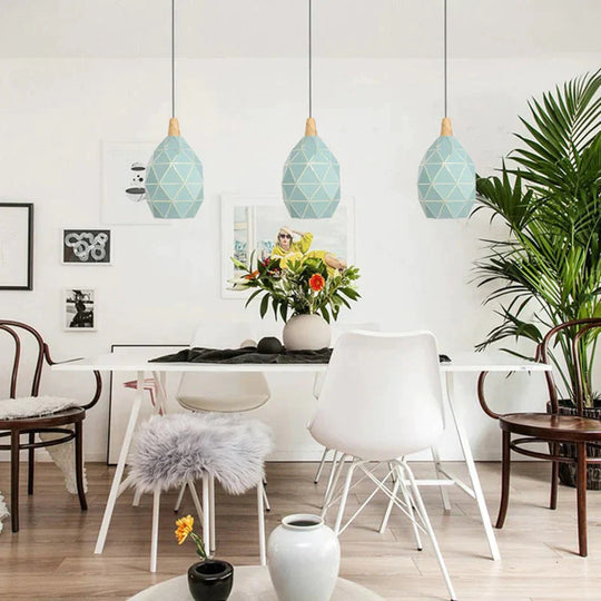 Modern Industrial Art Pendant Light E27 Hanging Lamp Loft Decoration Living Room Study Office