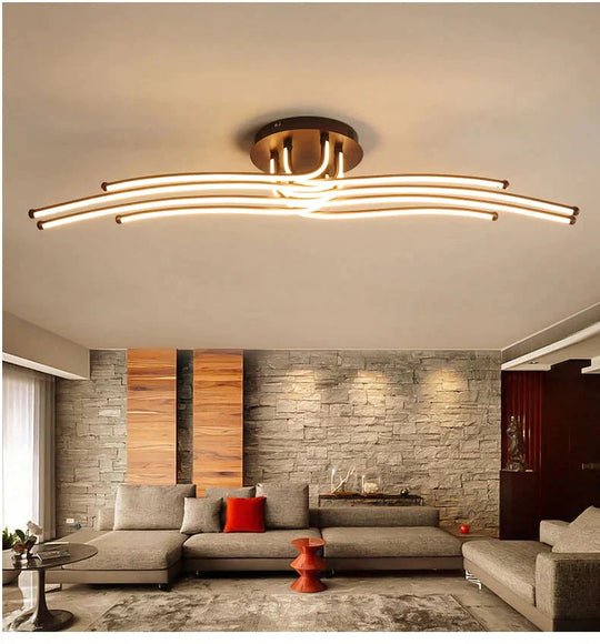 Modern Led Chandelier Aluminum Lights For Living Room Bedroom Home Ceiling Fixtures Luminaire