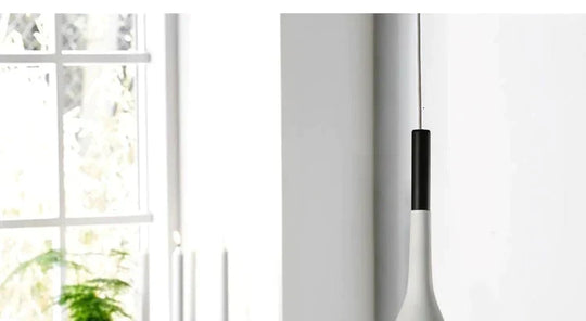 Modern Pendant Lights Kitchen Fixtures For Dining Room Restaurant Bars Home Bedroom White Black Red
