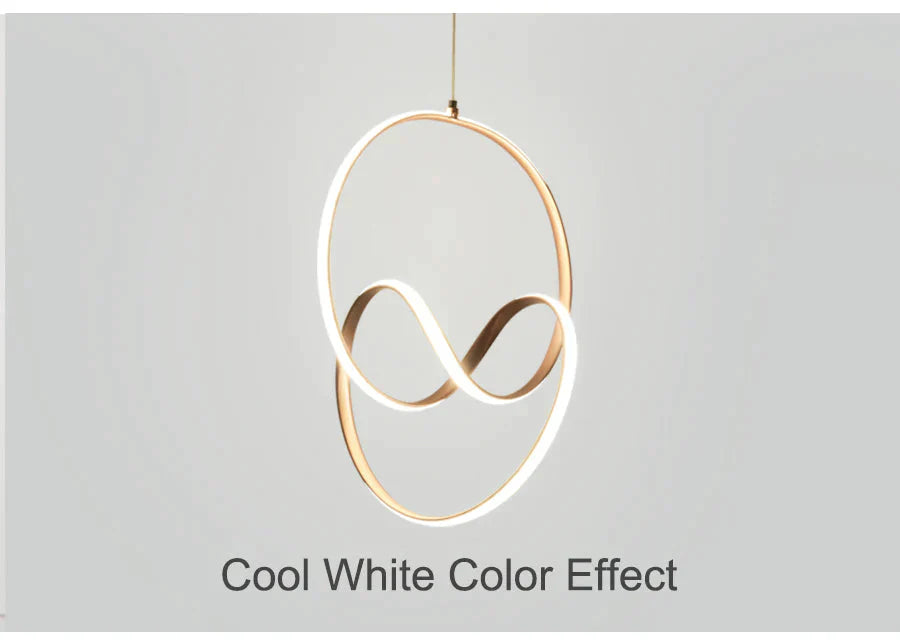 Gold Color Pendant Lights For Living Dining Room Office Lamp Lanterns Hanging Home Aluminum