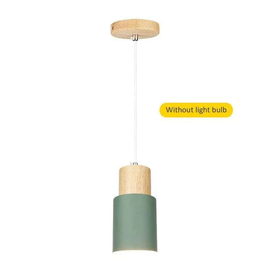 Modern Pendant Lights Nordic Wood Light Loft Lamps E27 For Dinning Room Home Decoration Restaurant