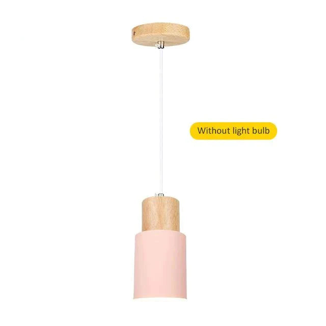 Modern Pendant Lights Nordic Wood Light Loft Lamps E27 For Dinning Room Home Decoration Restaurant