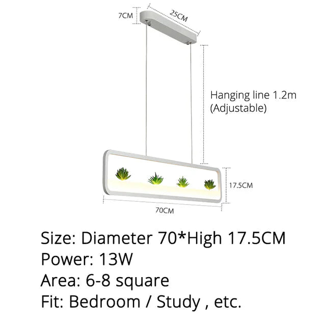 White Natural Green Pendant Lights Used To Decorate The Dining Room Living Indoor Lamp Luminaire