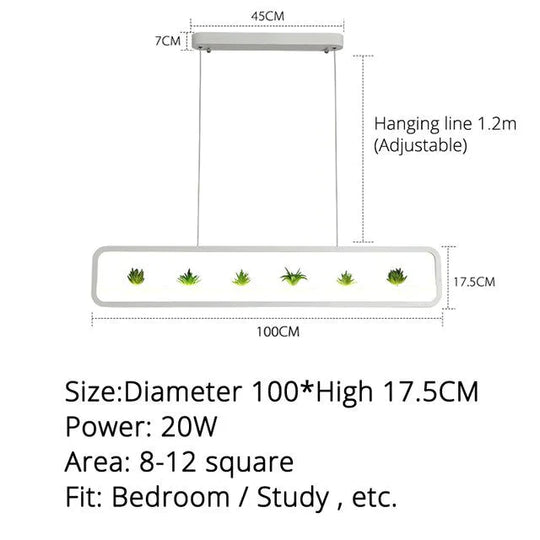 White Natural Green Pendant Lights Used To Decorate The Dining Room Living Indoor Lamp Luminaire