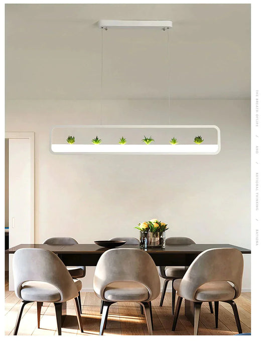 White Natural Green Pendant Lights Used To Decorate The Dining Room Living Indoor Lamp Luminaire