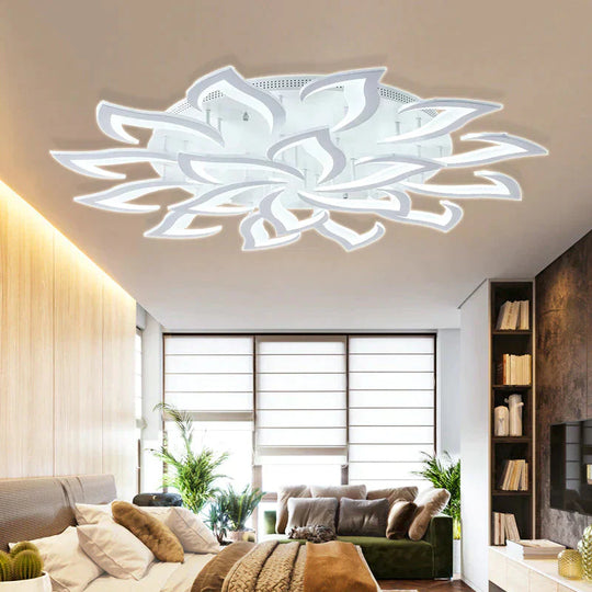 Modern Led Ceiling Lights For Living Room Kitchen Bedroom Kids’ Dimmable Lamp Art Deco Fixture