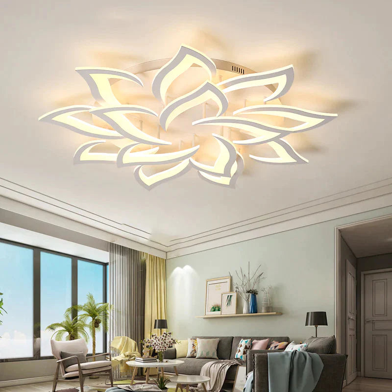 Modern Led Ceiling Lights For Living Room Kitchen Bedroom Kids’ Dimmable Lamp Art Deco Fixture