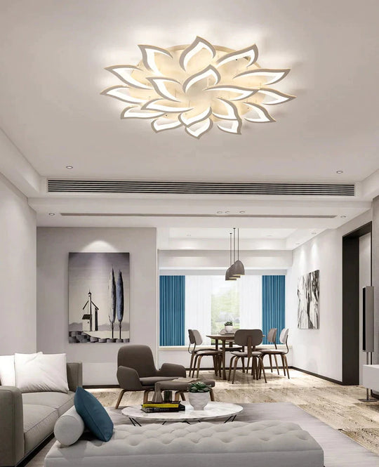 Modern Led Ceiling Lights For Living Room Kitchen Bedroom Kids’ Dimmable Lamp Art Deco Fixture