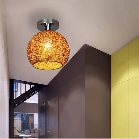 Modern Led Colorful Ceiling Light Aluminum E26/27 Kitchen Bedroom Porch Dining Room Balcony