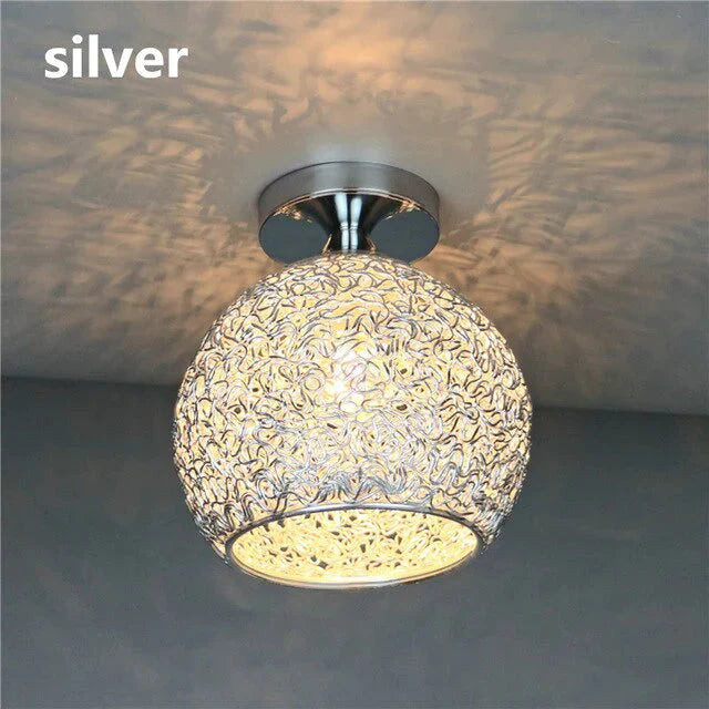 Modern Led Colorful Ceiling Light Aluminum E26/27 Kitchen Bedroom Porch Dining Room Balcony