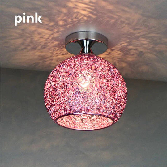 Modern Led Colorful Ceiling Light Aluminum E26/27 Kitchen Bedroom Porch Dining Room Balcony