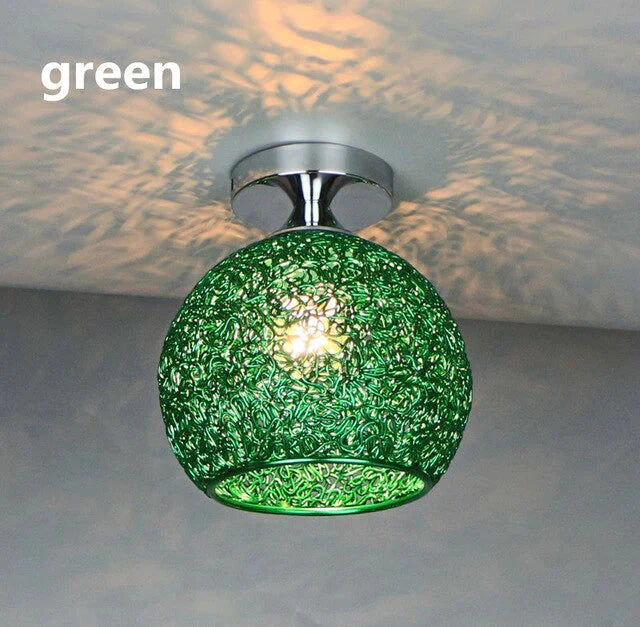 Modern Led Colorful Ceiling Light Aluminum E26/27 Kitchen Bedroom Porch Dining Room Balcony