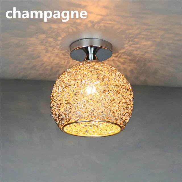 Modern Led Colorful Ceiling Light Aluminum E26/27 Kitchen Bedroom Porch Dining Room Balcony