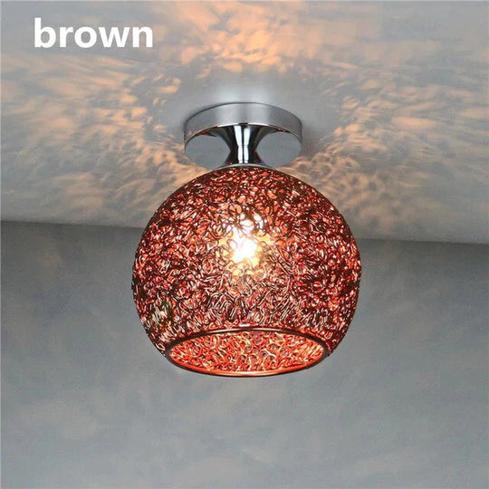 Modern Led Colorful Ceiling Light Aluminum E26/27 Kitchen Bedroom Porch Dining Room Balcony