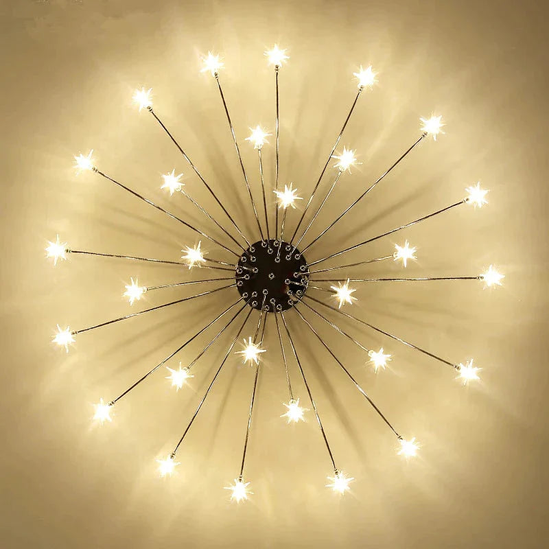 Fashion Ceiling Lights Led Lamp Iron Galss Indoor Lighting All Stars G4 Bedroom Living Room Hotel