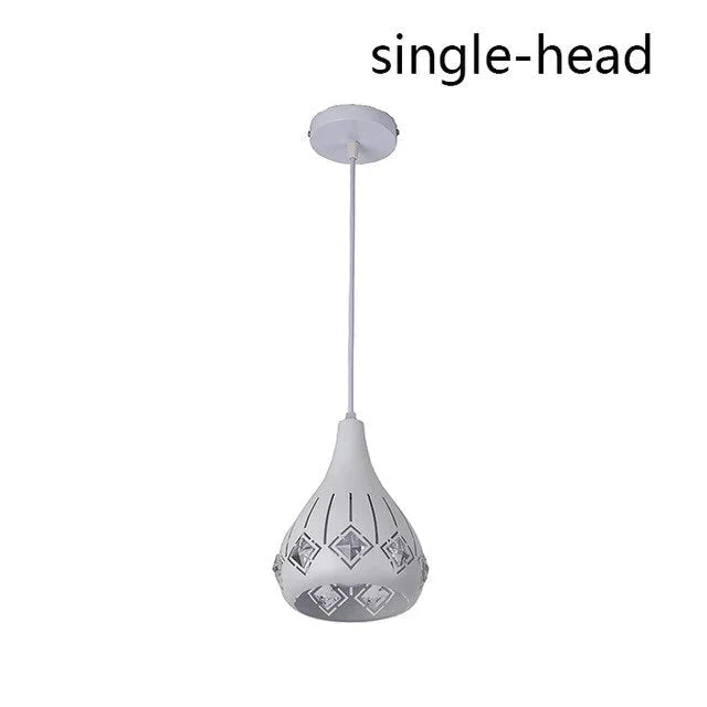 Led Crystal Hanging Light E26 E27 Pendant Cord Loft Lamps For Living Room Aisle Corridor Kitchen