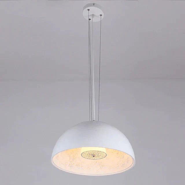 Modern Black White Sky Garden Chandeliers Resin Relief Dia 40Cm/60Cm Suspend Lamp For Dining Room /