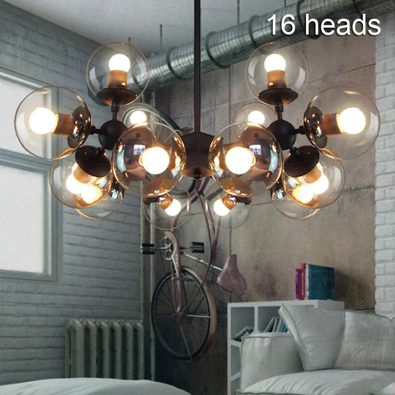 Modern Glass Pendant Light Nordic Dining Room Kitchen Hanglamp Designer Hanging Lamp Avize Lustre