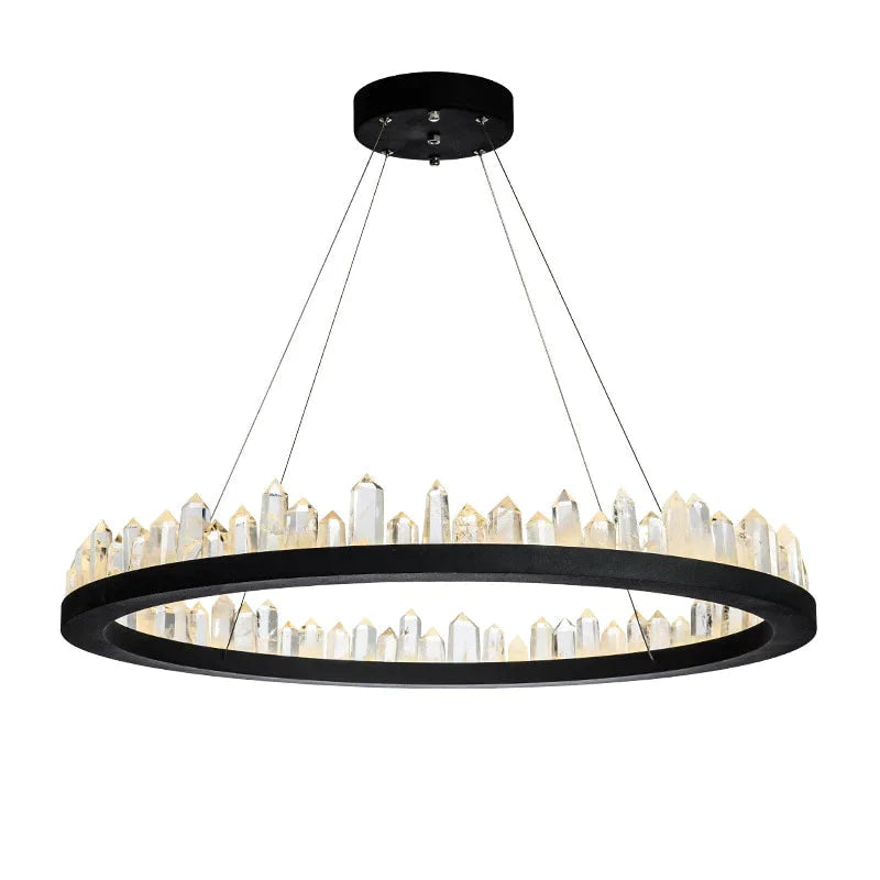 Modern Chandelier Lustre Led Living Room Crystal Lamp Hotel Villa Exhibition Hall Art Decoration