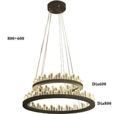 Modern Chandelier Lustre Led Living Room Crystal Lamp Hotel Villa Exhibition Hall Art Decoration