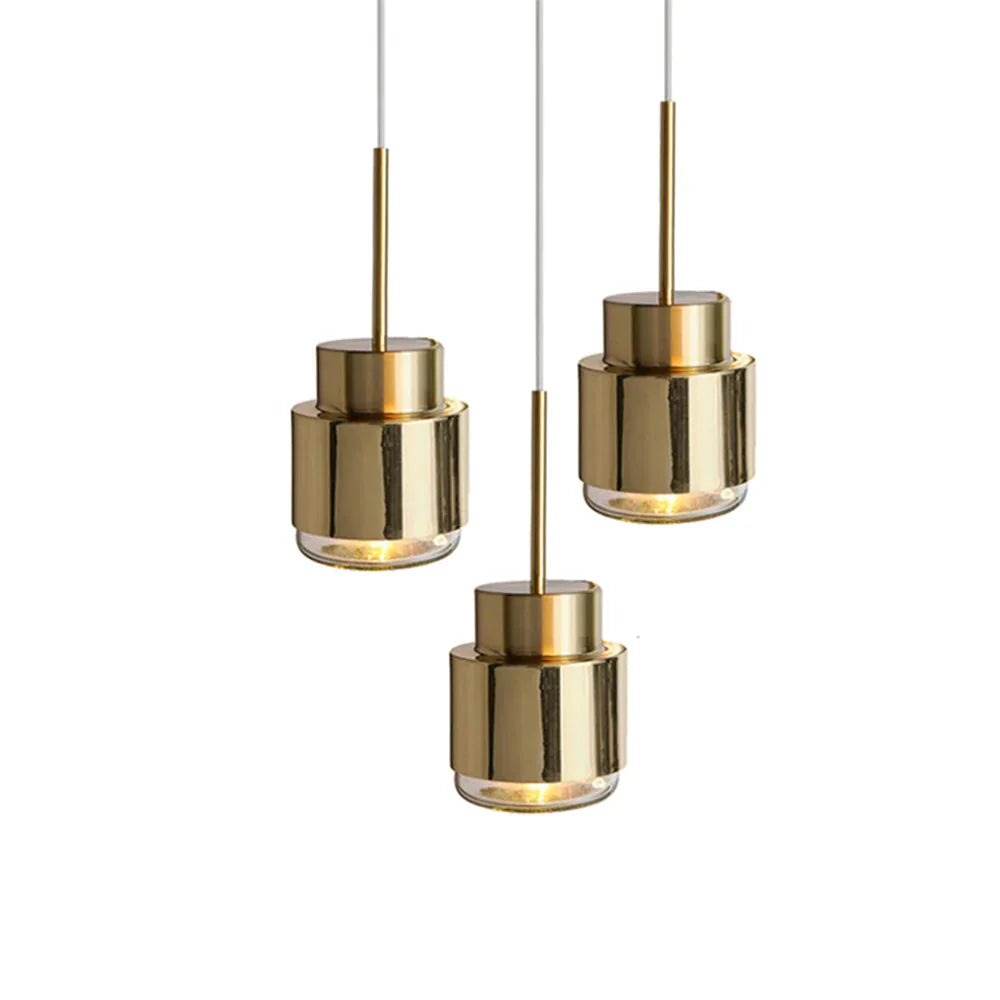 Pendant Lights Hanglamp Hanging Lamp Nordic Golden Restaurant Bedroom Bedside Metal Simple