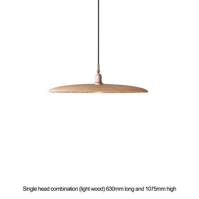 Modern Pendant Lights Solid Wood Simple Bar Restaurant Living Room Lamp Creative Personality Coffee